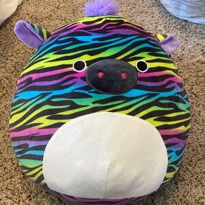 Original Squishmallows Neon Zebra w Purple Hair - 14 inch